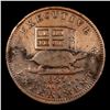 Image 2 : 1837 Executive Experiment HT-33 Hard Times Token 1c Grades vf+