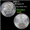 Image 1 : 1881-s Morgan Dollar $1 Grades Choice AU/BU Slider