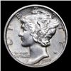 Image 2 : 1931-p Mercury Dime 10c Grades Choice AU/BU Slider