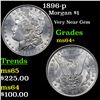 Image 1 : 1896-p Morgan Dollar $1 Grades Choice+ Unc