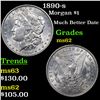 Image 1 : 1890-s Morgan Dollar $1 Grades Select Unc