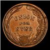 Image 3 : 1863 Union For Ever Civil War Token 1c Grades Choice AU