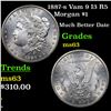 Image 1 : 1887-s Vam 9 I3 R5 Morgan Dollar $1 Grades Select Unc