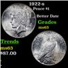 Image 1 : 1922-s Peace Dollar $1 Grades Select Unc