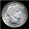 Image 2 : 1892-p Barber Quarter 25c Grades Select Unc