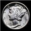 Image 2 : 1939-d Mercury Dime 10c Grades GEM FSB