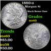 Image 1 : 1880-o Morgan Dollar $1 Grades BU