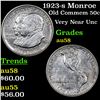 Image 1 : 1923-s Monroe Old Commem Half Dollar 50c Grades Choice AU/BU Slider