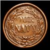 Image 3 : (1863) Our Navy Civil War Token 1c Grades Choice AU/BU Slider