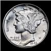Image 2 : 1943-p Mercury Dime 10c Grades GEM+ Unc
