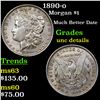 Image 1 : 1890-o Morgan Dollar $1 Grades Unc Details