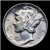 Image 2 : 1940-p Mercury Dime 10c Grades Choice+ Unc