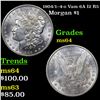 Image 1 : 1904/1--4-o Vam 6A I2 R5 Morgan Dollar $1 Grades Choice Unc