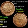 Image 1 : 1863 Indian F-93/362 Civil War Token 1c Grades vf details