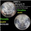 Image 1 : 1882-s Morgan Dollar $1 Grades GEM Unc
