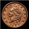 Image 2 : 1863 Liberty Cap Civil War Token 1c Grades Select Unc BN