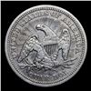 Image 3 : 1853-p Arrows & Rays Seated Liberty Quarter 25c Grades xf+