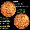 Image 1 : 1899 Indian Cent 1c Grades Choice+ Unc RB