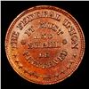 Image 2 : (1863) Army & Navy Civil War Token 1c Grades Unc Details
