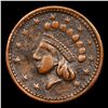 Image 3 : 1864 Princess Head Liberty Civil War Token 1c Grades vf++