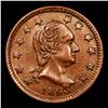 Image 2 : 1863 Washington Civil War Token 1c Grades Select Unc BN