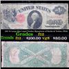 Image 1 : 1917 $1 Large Size Legal Tender, Signatures of Burke & Teehee, FR36 Grades f, fine