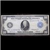 Image 2 : 1914 Large Size $10 Blue Seal Federal Reserve Note (Chicago, IL) 7-G Grades vf, very fine