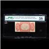 Image 2 : Third Issue 25c Fractional Currency FR-1291 SPNMB Red Back au58 By PMG