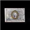 Image 2 : 1863 US Fractional Currency 25c Second Issue fr-1283 Washington In Oval Grades Choice AU