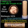 Image 1 : Shotgun Lincoln 1c roll, 2001-p 50 pcs Brandt Wrapper
