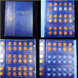 Near Complete Lincoln Cent Book 1941-1969 96 coins