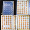 Near Complete Lincoln cent Book 1909-1945 89 coins