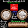 Image 1 : Buffalo Nickel Shotgun Roll in Old Bank Style 'Automat Horn & Hardhat' Wrapper 1925 & d Mint Ends
