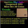 Image 1 : ***Auction Highlight*** UNOPENED 2011 Unites States Mint Set (fc)