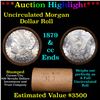 Image 1 : ***Auction Highlight*** 1879 & CC Uncirculated Morgan Dollar Shotgun Roll (fc)