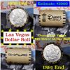 ***Auction Highlight*** Full Morgan/Peace Dunes Hotel silver $1 roll $20, 1889 & 1891 end (fc)