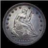 Image 2 : ***Auction Highlight*** 1874 Arrows Seated Liberty Quarter 25c Graded ms65+ By SEGS (fc)