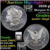 Image 1 : ***Auction Highlight*** 1898-p Morgan Dollar $1 Graded ms64+ dmpl BY SEGS (fc)