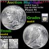 Image 1 : ***Auction Highlight*** 1934-d Vam 3 Top 50 DDO I4 R4 Peace Dollar $1 Graded ms64 By SEGS (fc)