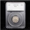 Image 4 : Proof ***Auction Highlight*** 1870 Shield Nickel 5c Graded pr65 CAM By SEGS (fc)