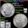 Image 1 : *Highligh of Entire Auction** 1897-o Morgan Dollar $1 Graded ms64 By SEGS (fc)