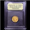 Image 4 : ***Auction Highlight*** 1846-o Breen-6186 Gold Liberty Quarter Eagle $2 1/2 Graded Select Unc By USC