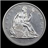 Image 2 : ***Auction Highlight*** 1864-p WB-102 RPD Seated Half Dollar 50c Graded Choice Unc By USCG (fc)