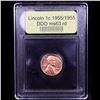 Image 4 : ***Auction Highlight*** 1955/1955 DDO Lincoln Cent 1c Graded Select Unc RD By USCG (fc)