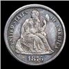 Image 2 : ***Auction Highlight*** 1876-cc Seated Liberty Dime 10c Graded Select Unc By USCG (fc)