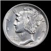 Image 2 : ***Auction Highlight*** 1920-s Mercury Dime 10c Graded Unc+ FSB By USCG (fc)