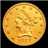 Image 2 : ***Auction Highlight*** 1852-p Gold Liberty Eagle $10 Graded Unc Details By USCG (fc)