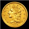 Image 2 : ***Auction Highlight*** 1839-p HM-1 R-4 TOP POP! Gold Classic Head Quarter Eagle $2 1/2 Graded Selec