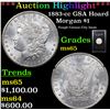 Image 1 : ***Auction Highlight*** 1883-cc GSA Hoard Morgan Dollar $1 Grades GEM Unc (fc)