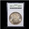 Image 2 : ANACS 1885-o Colorfully Toned Morgan Dollar $1 Graded ms65 By ANACS